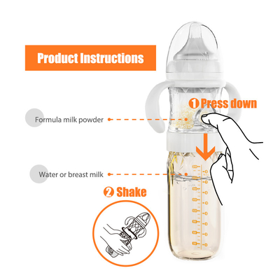 Antike PPSU-Milch-Multifunktionsbaby-Flaschen-transparente natürliche Zufuhr