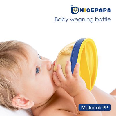 Neugeborene stillend Silikon-Baby-Saugflasche 150ml Antikolik PVC frei