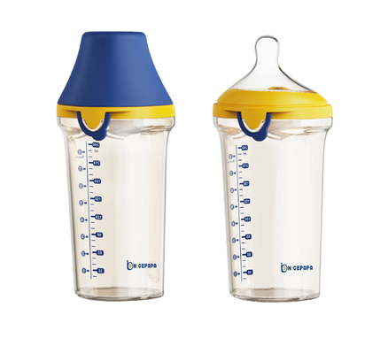Nette Kolik-Baby-Flaschen Papa Flip Cap Milk Bottles PPSU breite Hals-BPA freie Anti