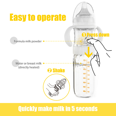 3 1 in den Fütterungsselbstmischenden Baby-Flaschen multi Funktion Antikolik BPA frei