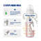 Reise 5 in 1 Antikolik-Glassaugflasche 240ml tragbar für neugeborenes