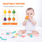 Mais-Baby-Zahnenspielwaren-Silikon-nicht giftiger Gemüseentwurf