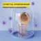 Keine Brustwarze weg von der Aktion Flip Cap Baby Bottle 6 Unze-Phthalate freies PPSU BPA frei