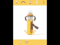 240 ml Formula New Born Glas-Babyflasche 5 in 1 PVC-frei