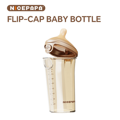 NICEPAPA FLIP-CAP PPSU Babyflasche Erstickung Rettung Biberon 300ml Baby Formel Brustmilch Baby Kinderprodukt