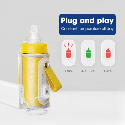 Thermostat 10W eine 42 Grad-Reise-Milchflasche-Wärmer ROHS USB schließen für die Baby-Fütterung an