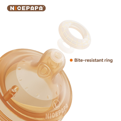 Off-Center-Flaschen ohne Gewinde für die einfache Reinigung Glas Flip-Cap Babyflaschen Neugeborenes Produkt