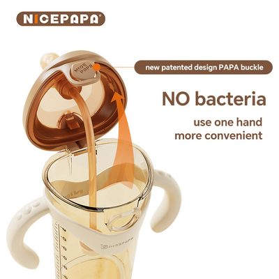NICEPAPA FLIP-CAP PPSU Babyflasche Erstickung Rettung Biberon 300ml Baby Formel Brustmilch Baby Kinderprodukt