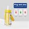 Tragbare Reise-Flaschen-wärmerer Thermostat 42℃ Baby-Milch PUs für Formel