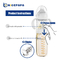 Soem-ODM-Patent-Entwurf tragbares 240ml 8oz 3 in 1 milchgriffbaby Nachtsaugflasche schnellen Wärmers Eil-Smarts USB Glas